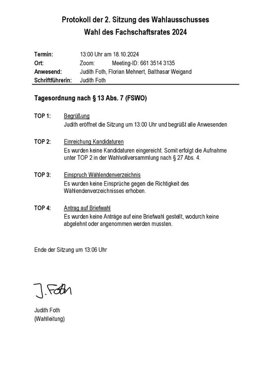 20241018 - Protokoll der 2. Sitzung