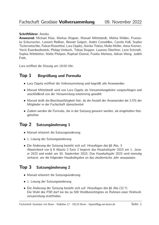 20221109 - Vollversammlung