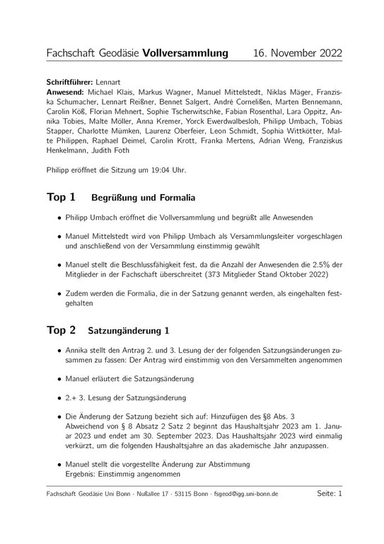 20221116 - Vollversammlung