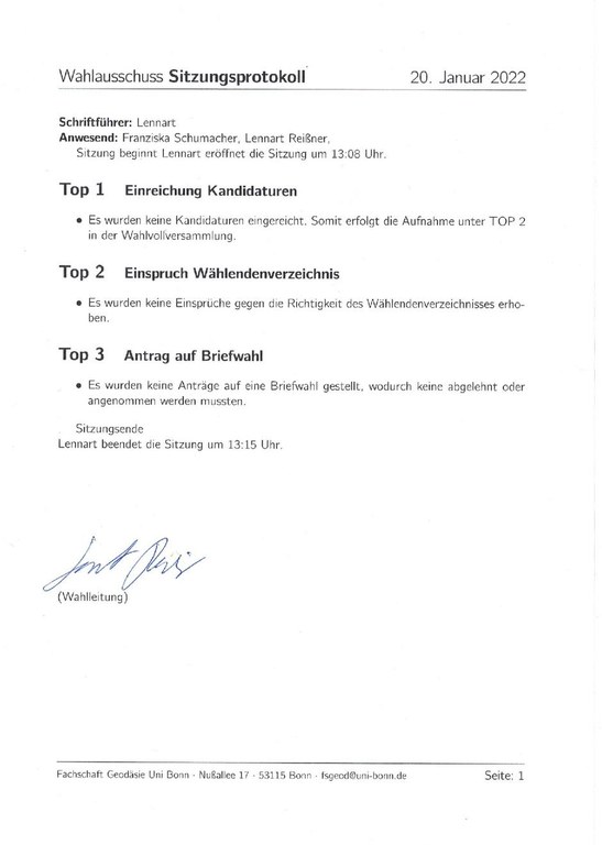 Wahlausschuss 20230120